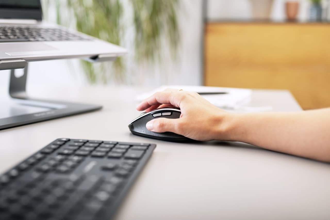 Cherry DW 9500 SLIM - Set Tastiera e Mouse Wireless, Nero-Grigio - immagine 5