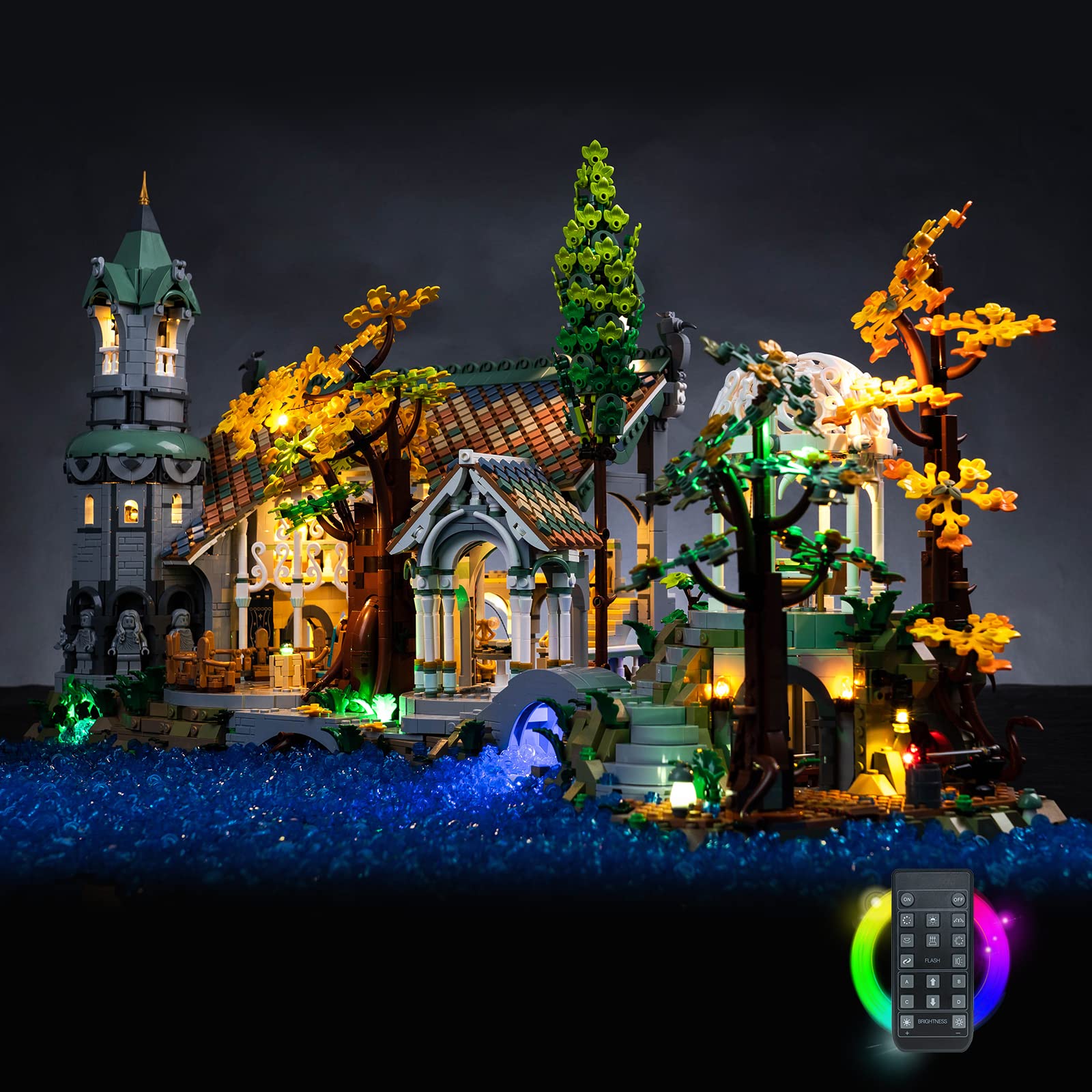 Kit Luci LED con Telecomando per Lego 10316 Rivendell