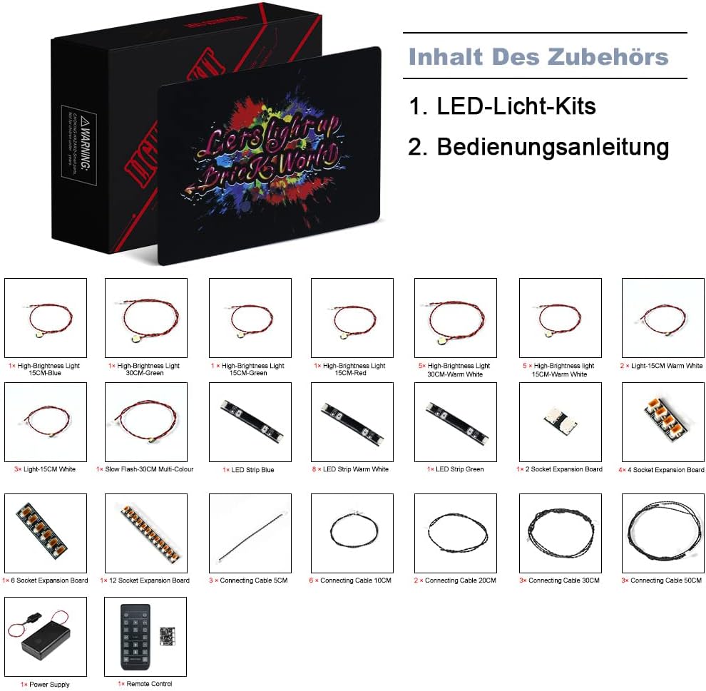 Kit Luci LED con Telecomando per Lego 10316 Rivendell - immagine 5