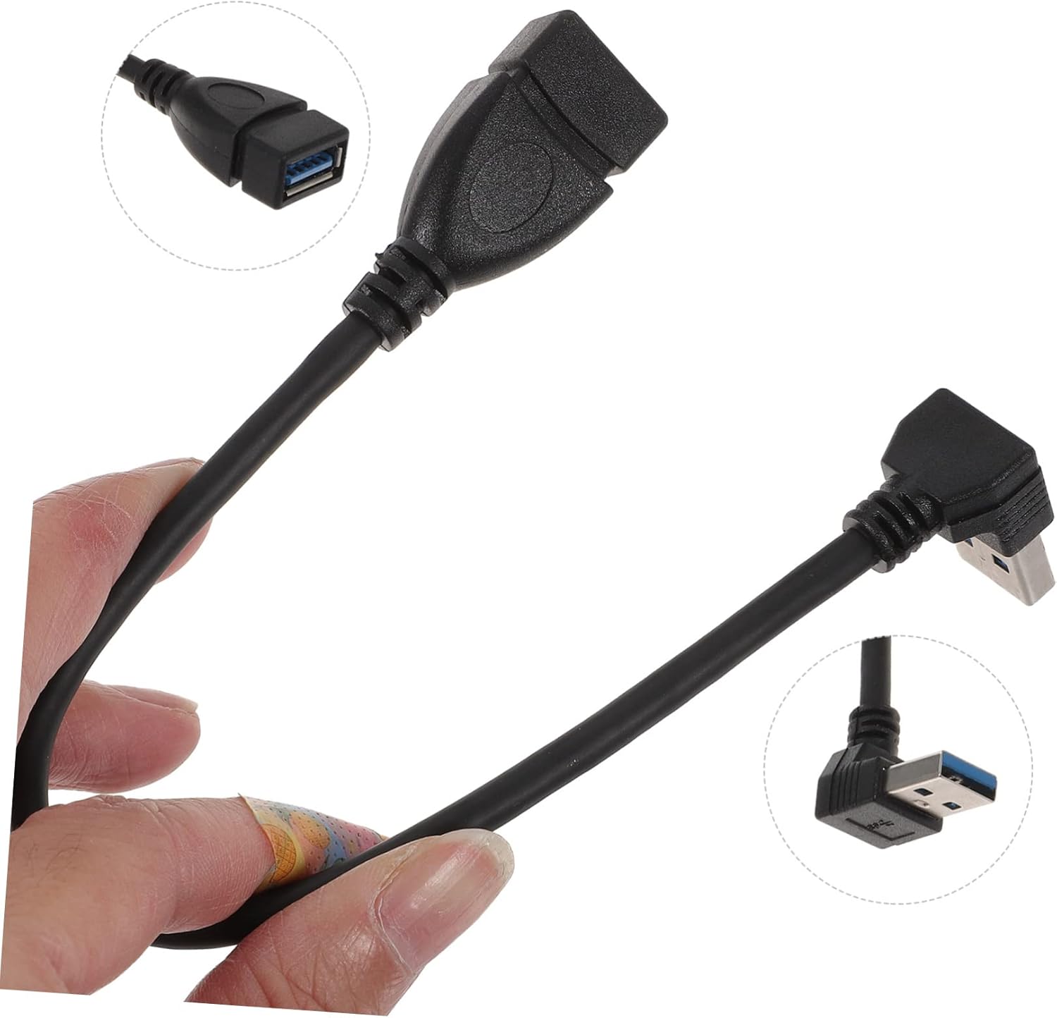 Gadpiparty Cavo Prolunga USB Angolo Retto (2 pz) - immagine 4