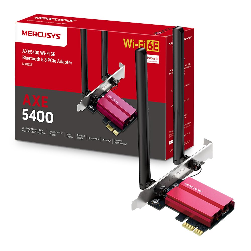 Mercusys TP-Link MA86XE V2 PCIe Adapter AXE5400Mbps