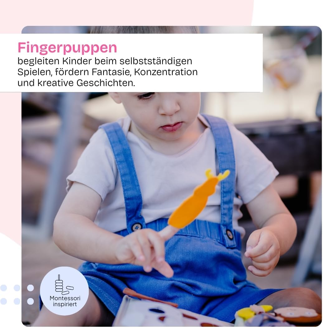 Jolly Designs Tierfreunde - 6 Seiten Mini Quiet Book - immagine 4