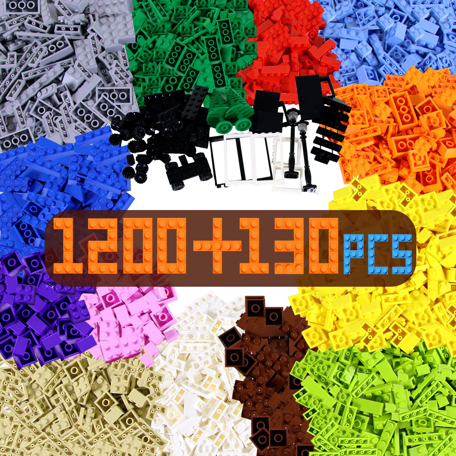 Mattoncini per Costruzioni Classiche 1330 Pezzi