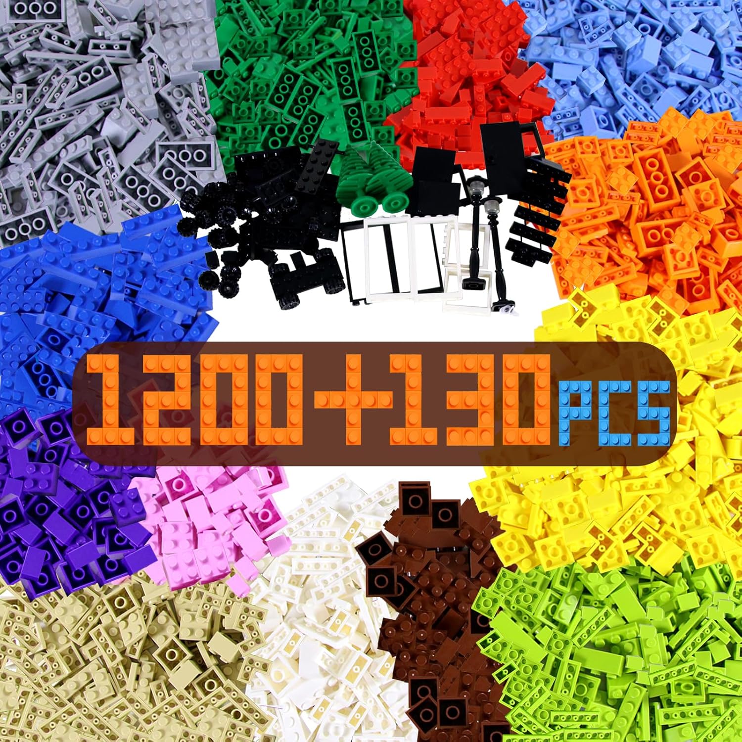 Mattoncini per Costruzioni Classiche 1330 Pezzi - immagine 1