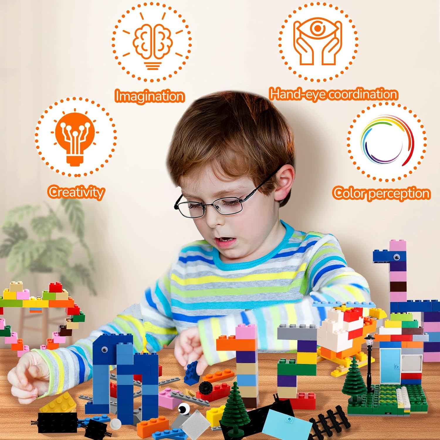 Mattoncini per Costruzioni Classiche 1330 Pezzi - immagine 5