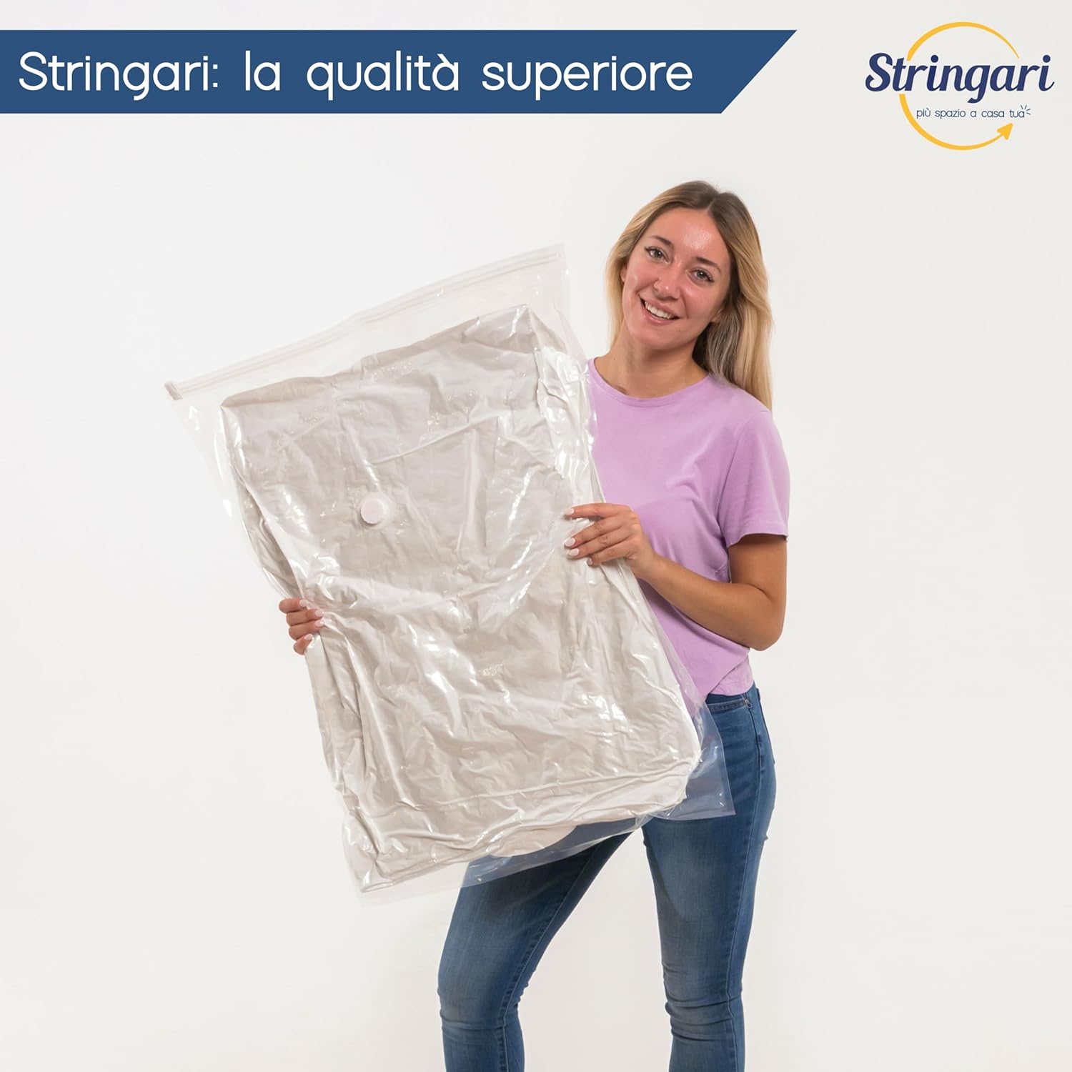 Stringari 9 Sacchetti Sottovuoto Vestiti per Piumoni - immagine 6