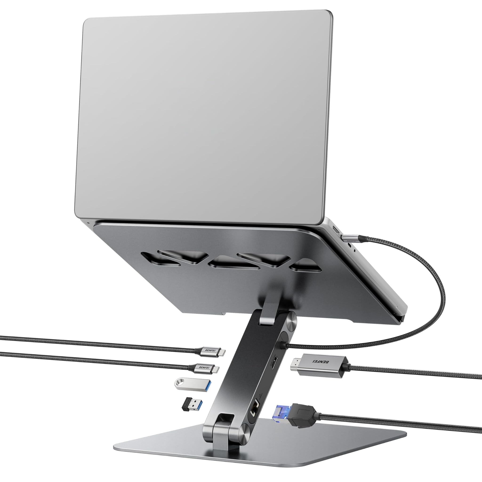 Benfei Docking Station USB-C 6in1 per Laptop