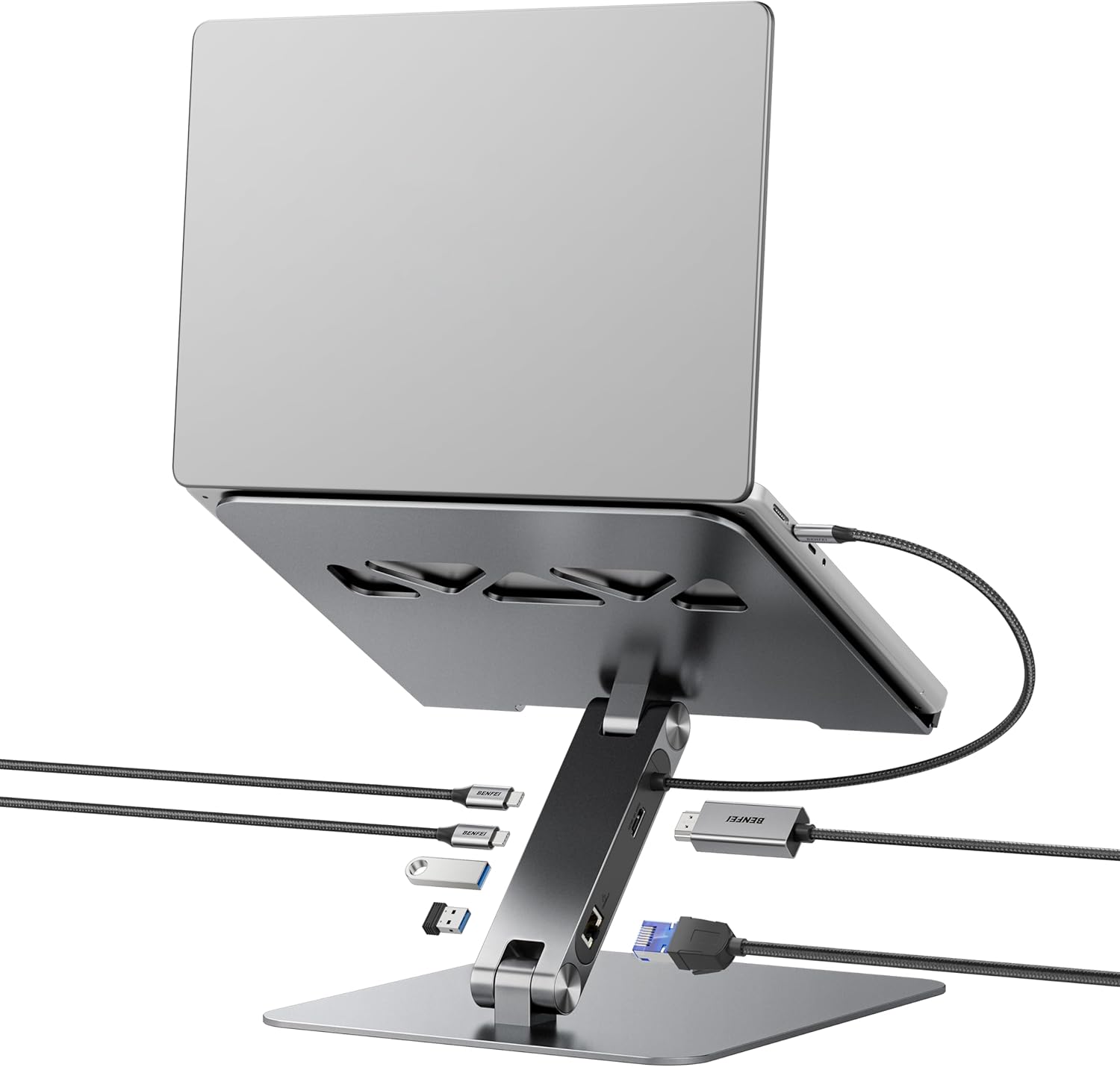 Benfei Docking Station USB-C 6in1 per Laptop - immagine 1