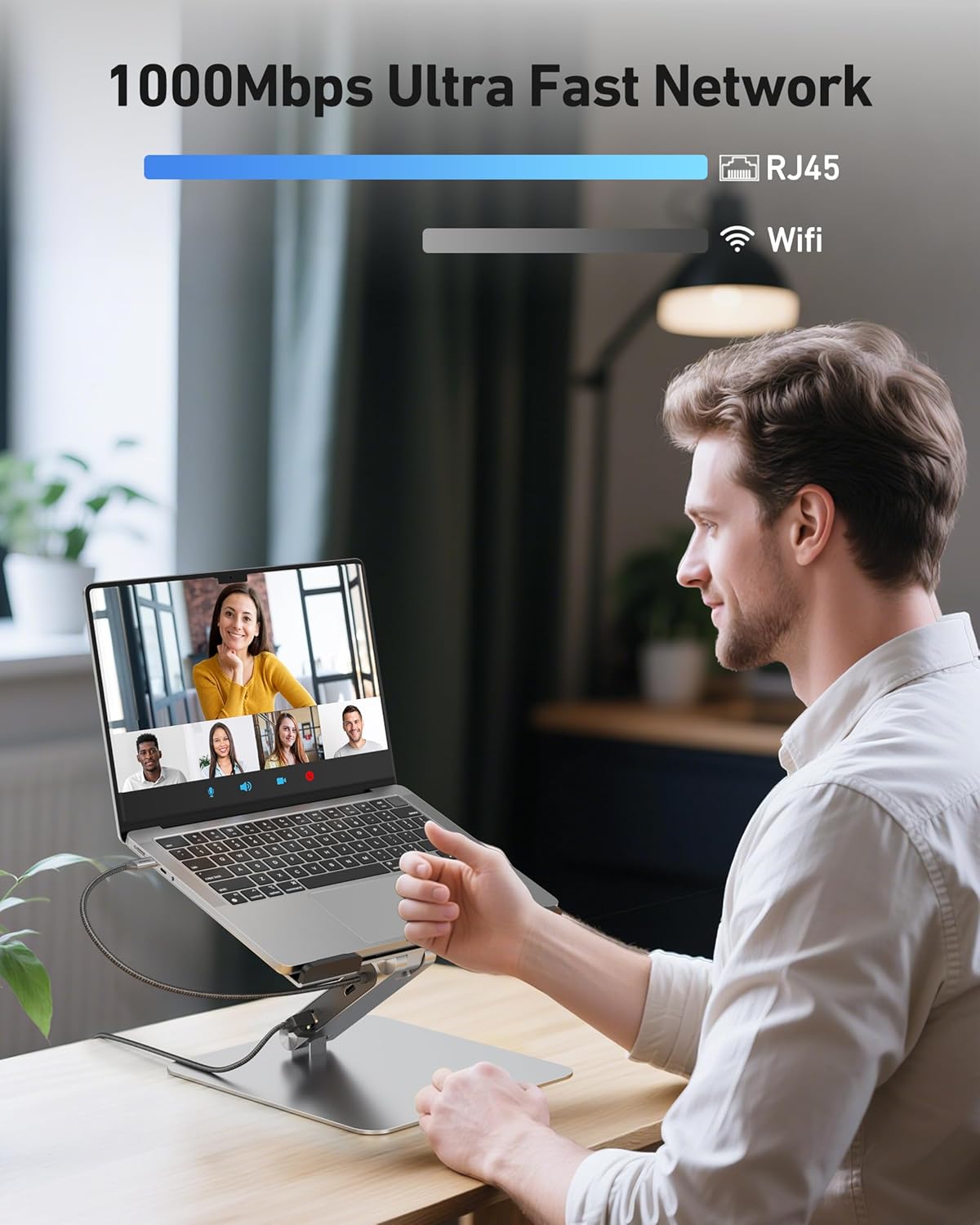 Benfei Docking Station USB-C 6in1 per Laptop - immagine 6