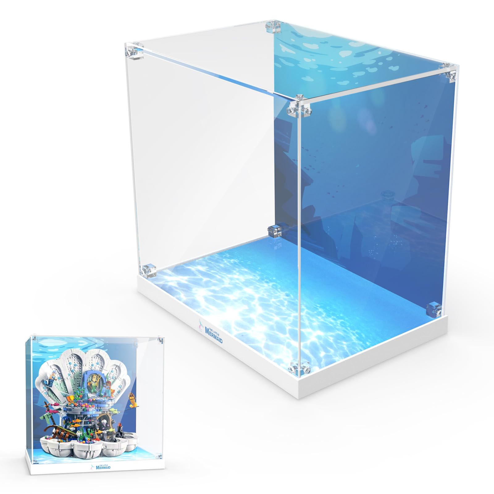Cooldac Vetrina Acrilica per Lego Disney Princess Arielles