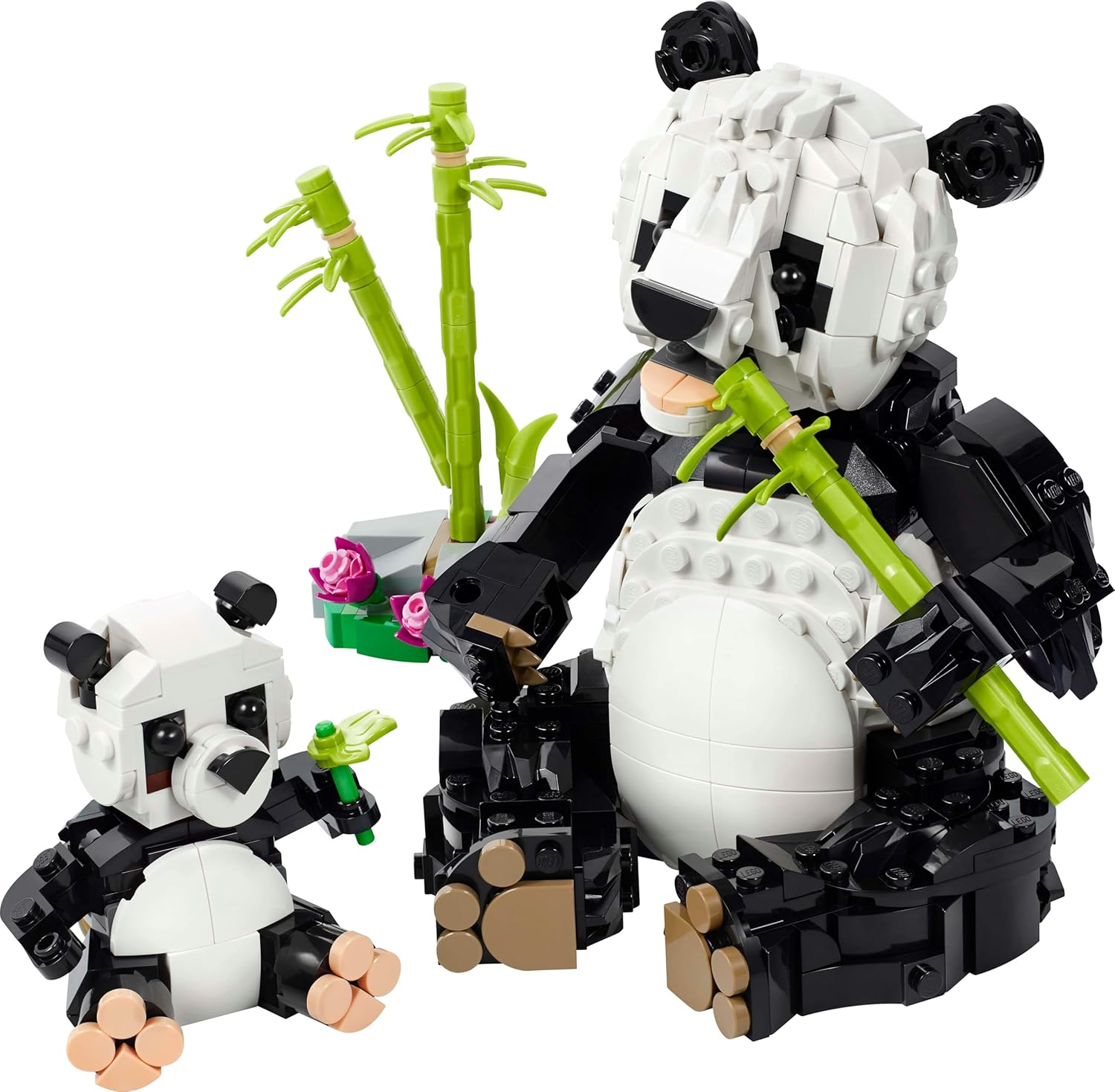 Lego Creator 3 in 1 Animali Selvatici: Famiglia di Panda - immagine 10