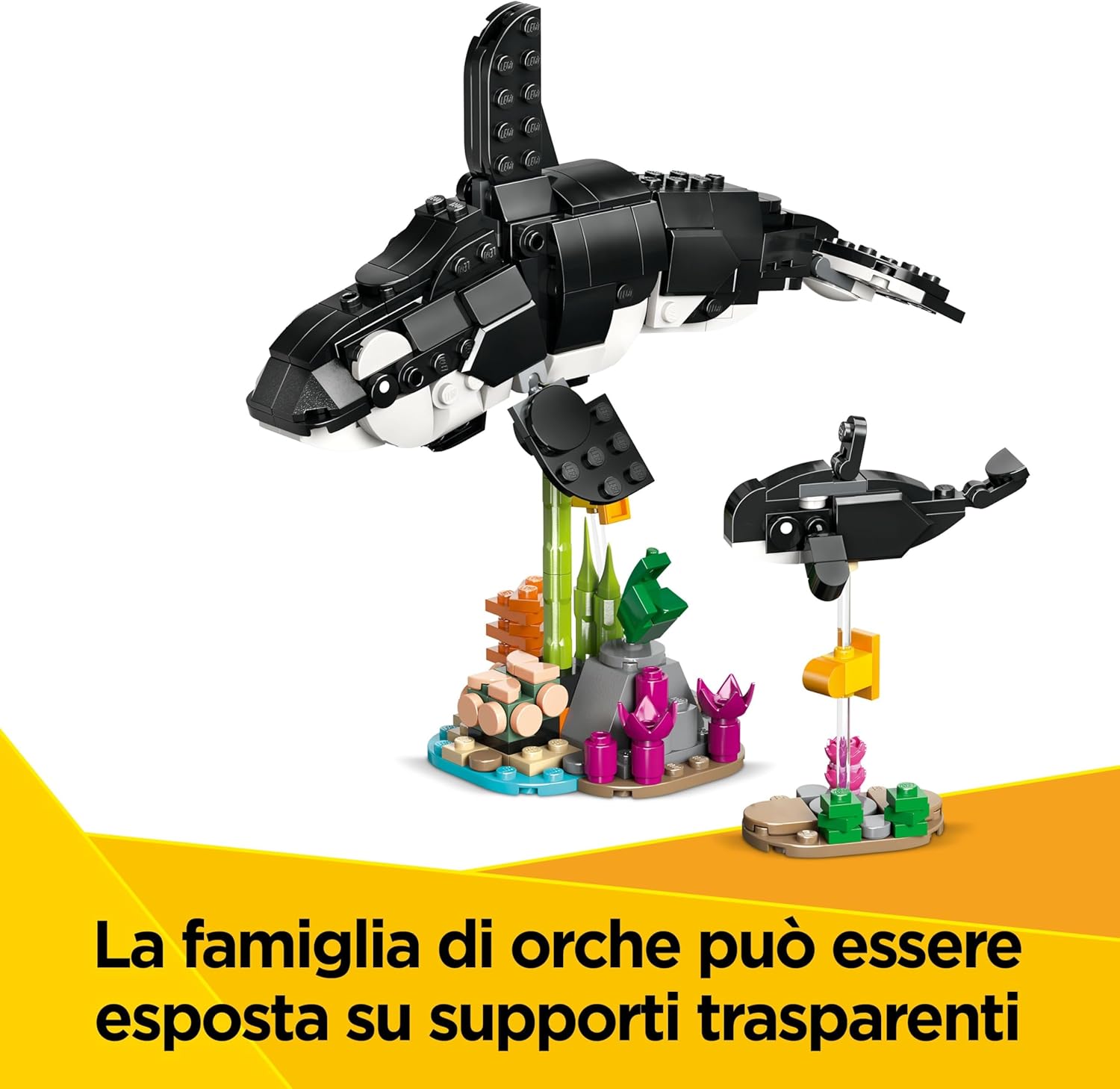Lego Creator 3 in 1 Animali Selvatici: Famiglia di Panda - immagine 4
