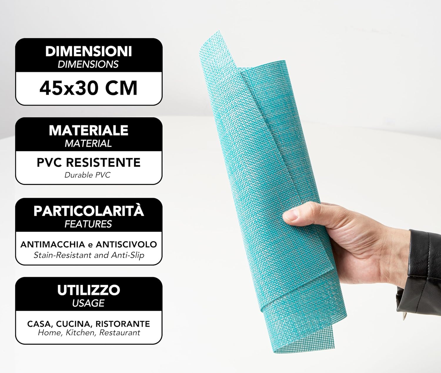 Ipea Tovagliette Americane Eleganti 45x30 cm (6 unità) - immagine 4