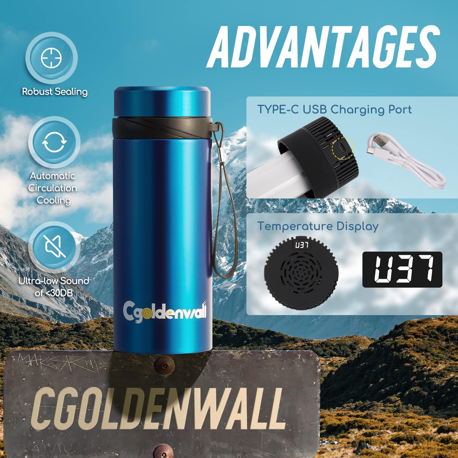 Cgoldenwall Custodia da Viaggio per Insulina 3-7 Pens - immagine 7