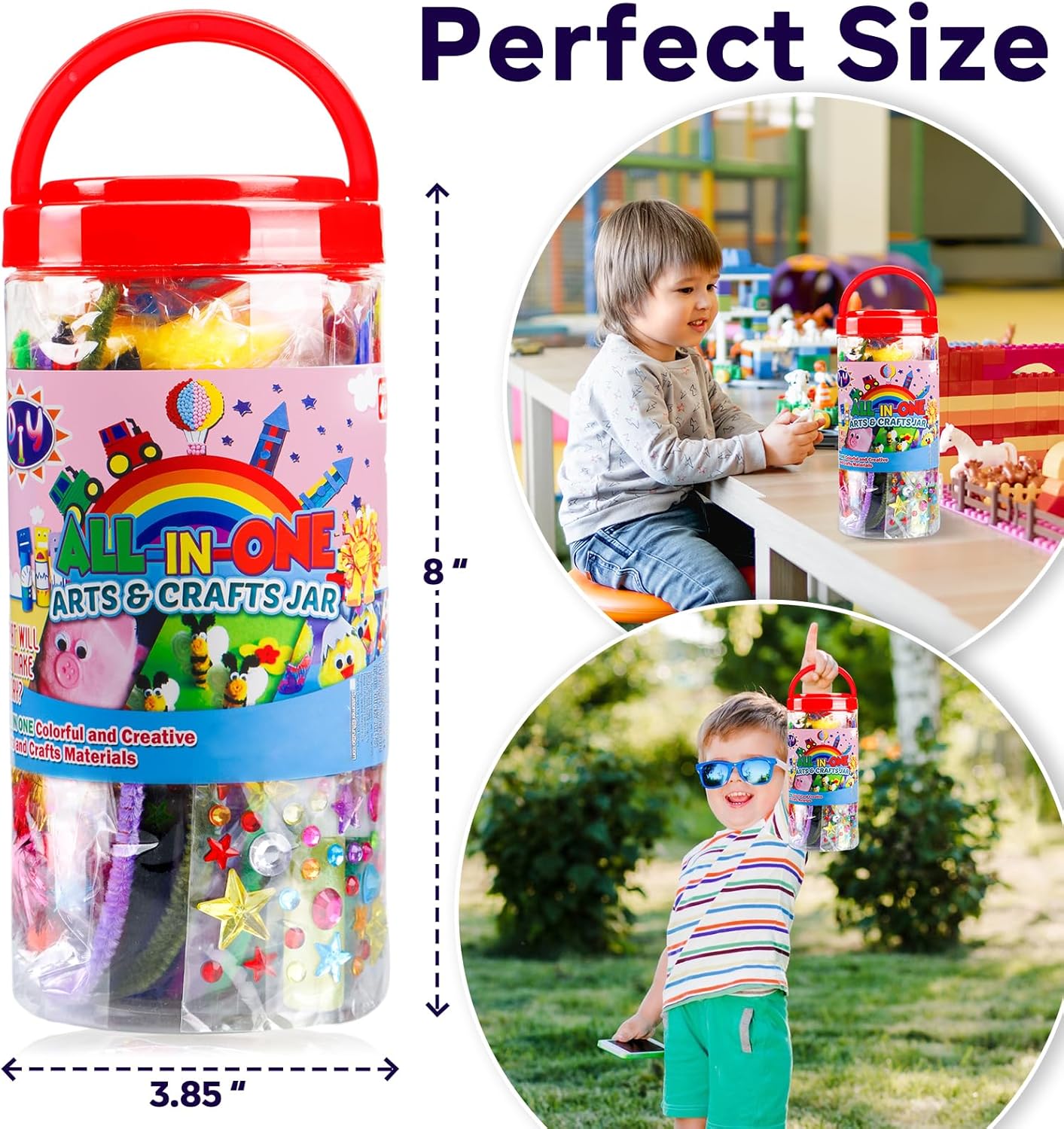 Kit Lavoretti Creativi per Bambini Fai da Te - immagine 3