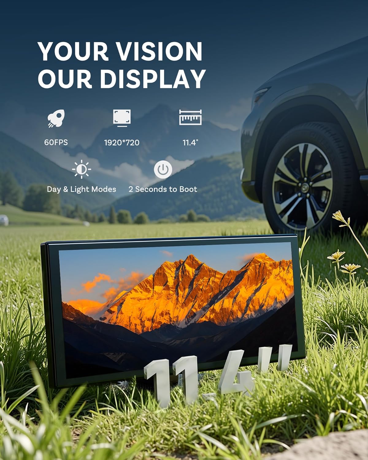 Ottocast Ottoscreen AI - Display Wireless CarPlay 11.4" - immagine 7