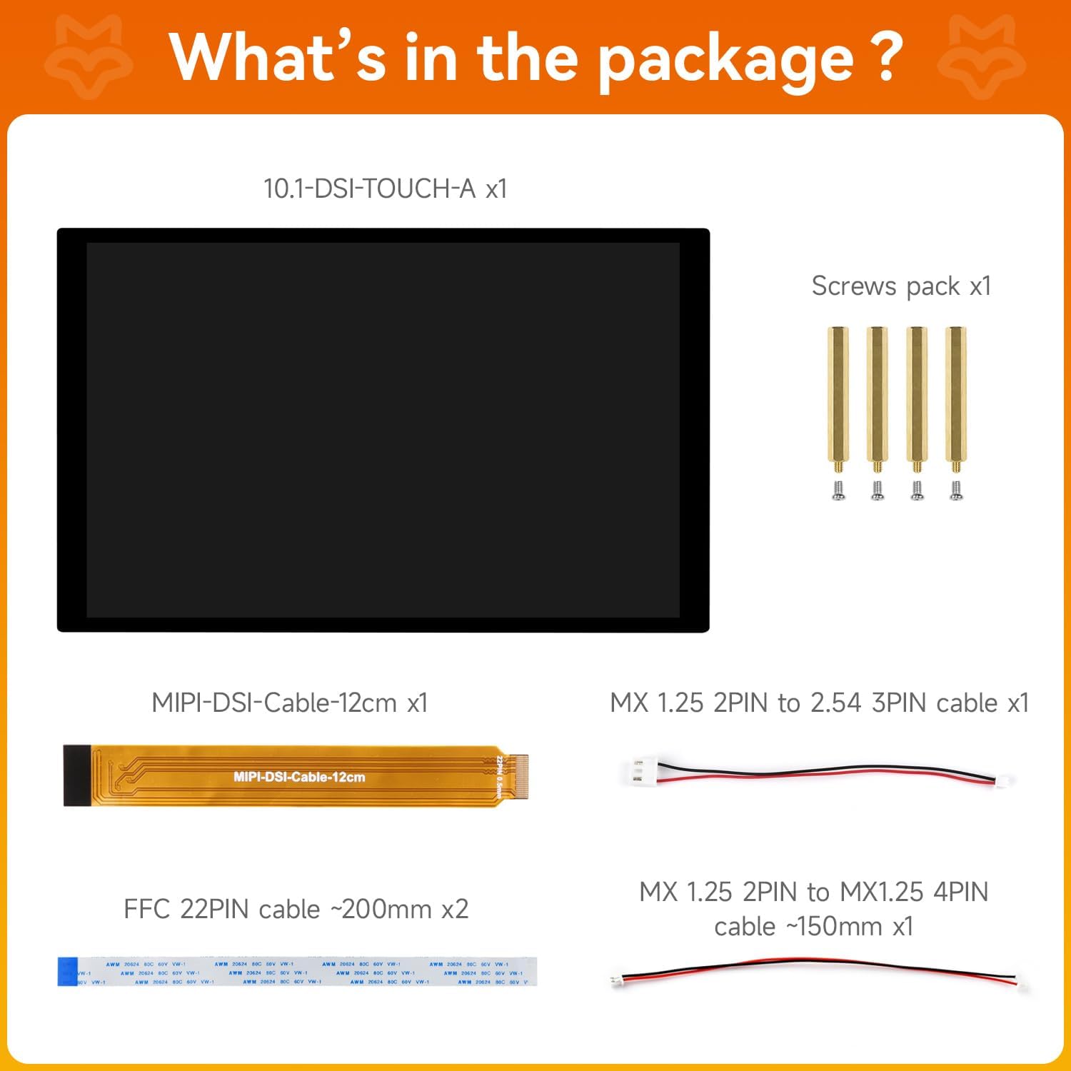 LUCKFOX 10.1" DSI Touch Screen Capacitivo IPS - immagine 2