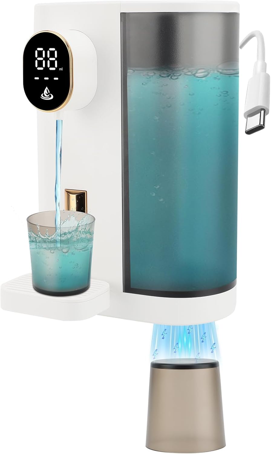 Gugxiom Distributore Automatico Collutorio, Bianco - immagine 1