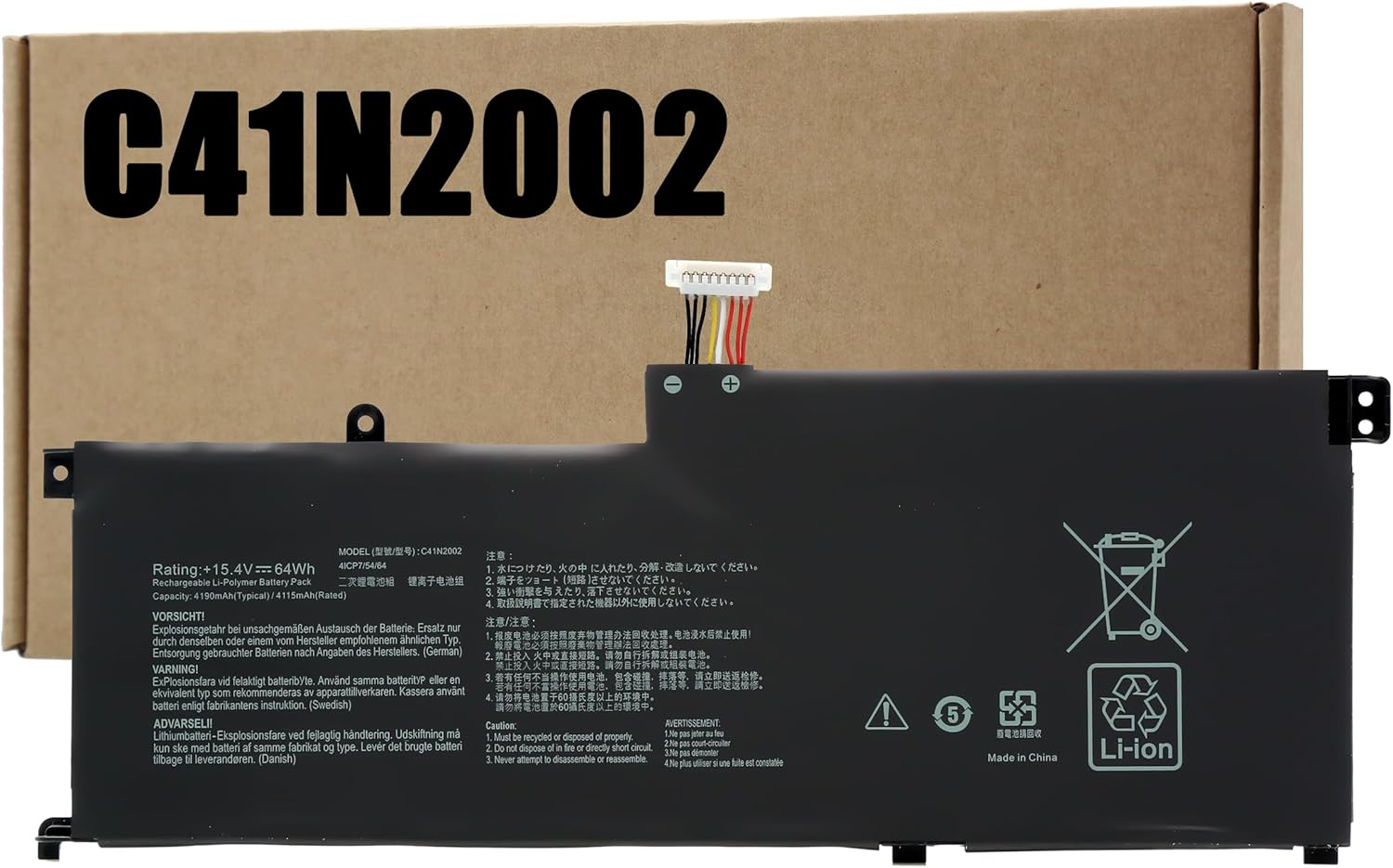 Blesys C41N2002 Batteria per Asus ZenBook Pro 15 - immagine 1