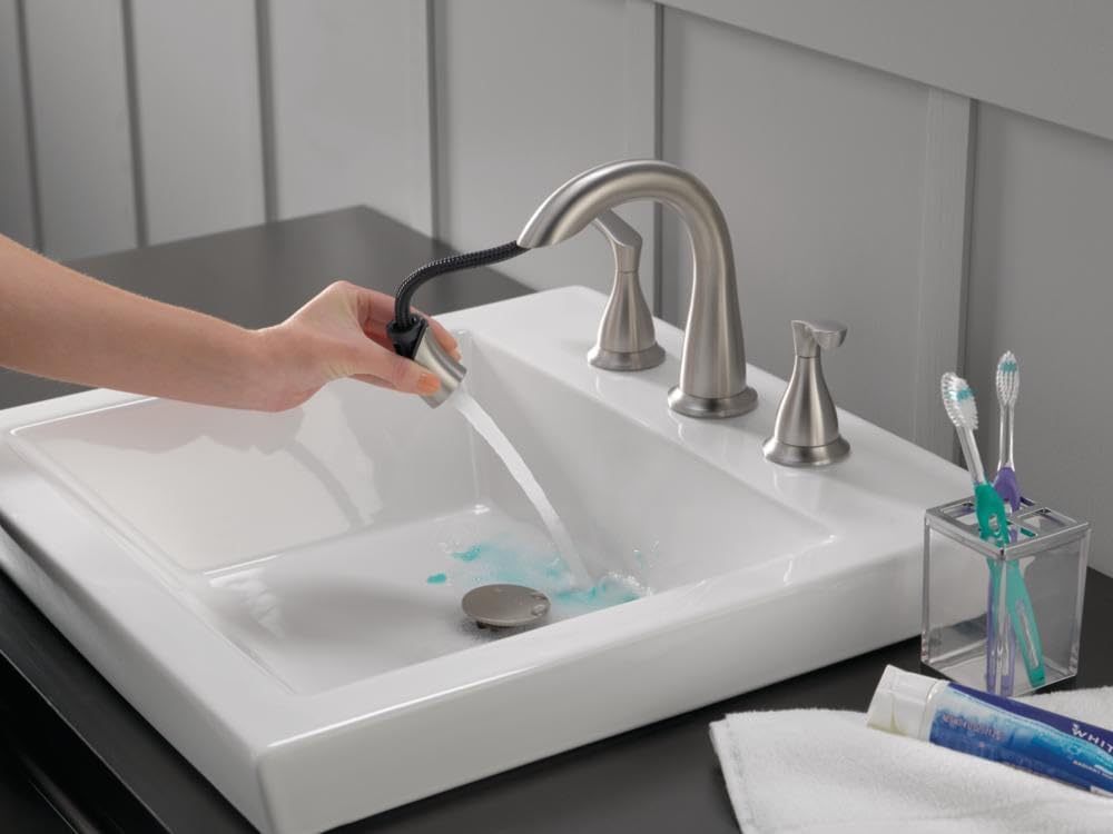 Broadmoor 8 in. Widespread - Rubinetto Bagno 2 Maniglie - immagine 2