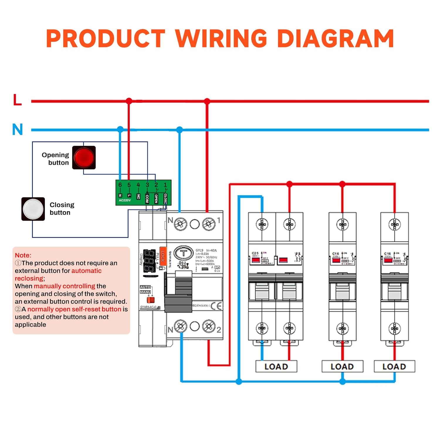 Interruttore Differenziale a Riarmo Automatico con Display LED - immagine 3