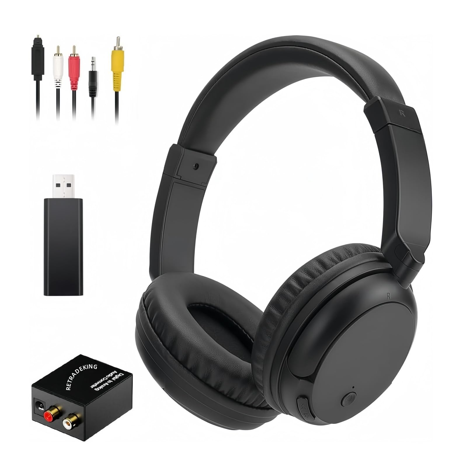 Cuffie TV Senza Fili Bluetooth Hi-Fi 30 Ore