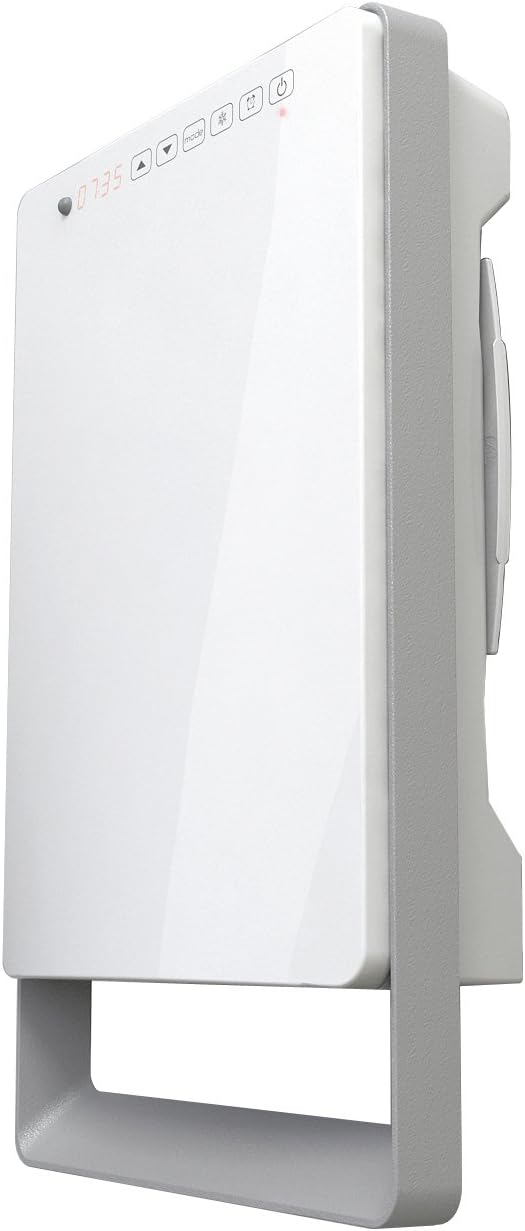 Radialight TOUCH - Termoventilatore Digitale a Parete, Grigio Perla