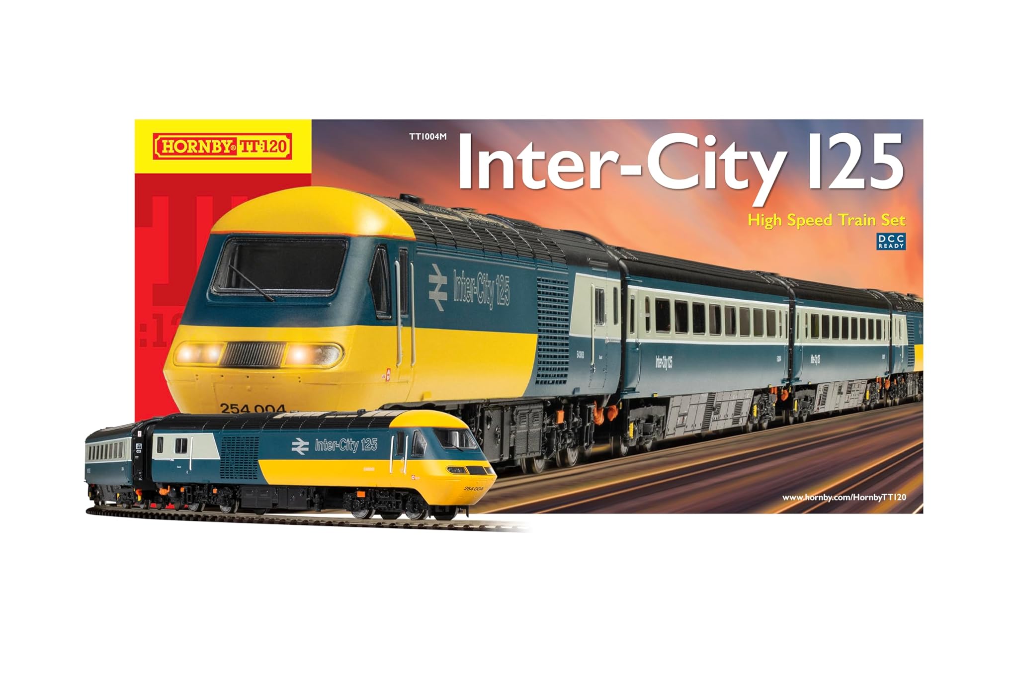 Hornby TT:120 TT1004M Intercity 125 Set di treni ad alta velocità Set di treni digitali