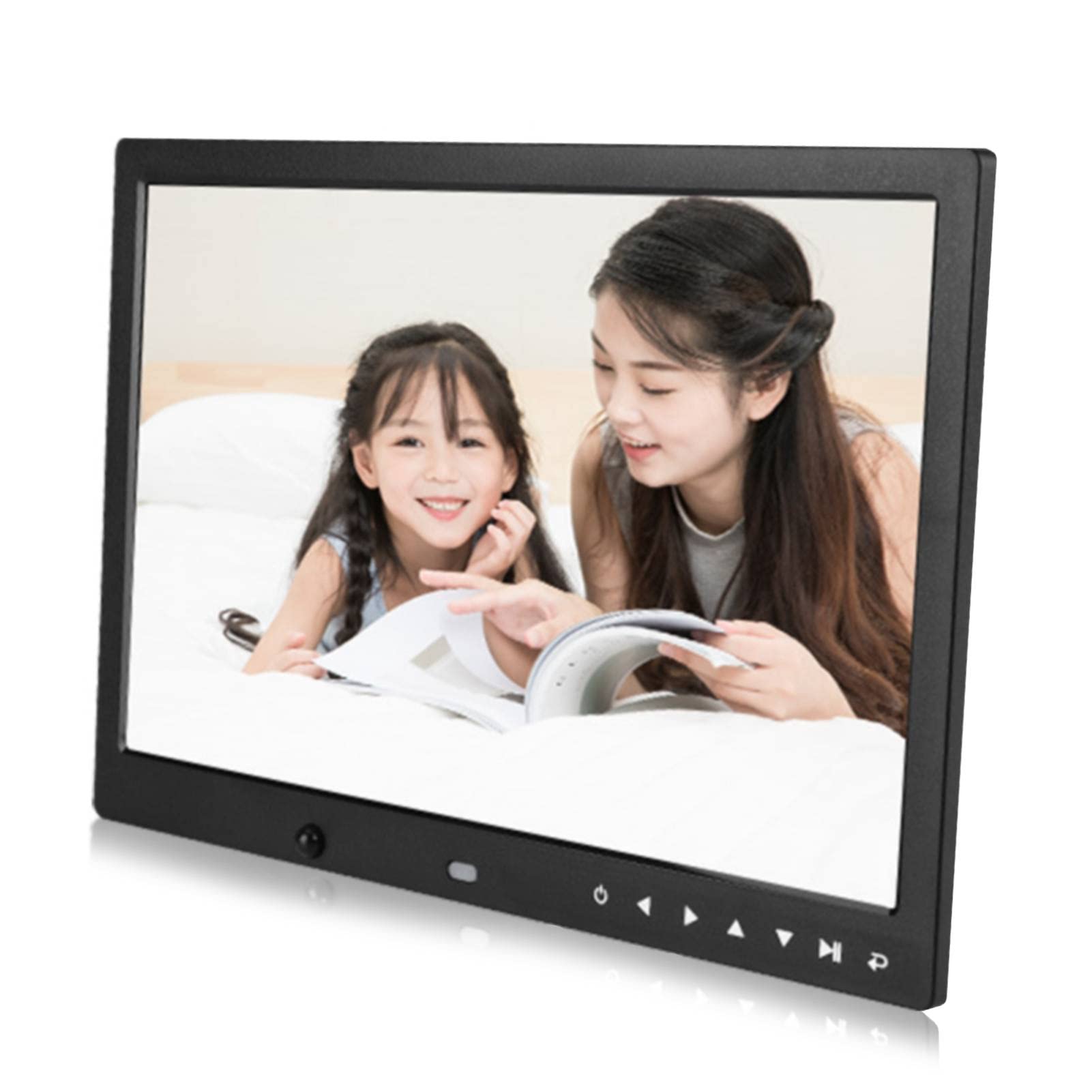 Garsent Cornice Digitale HD 13 Pollici, Nera