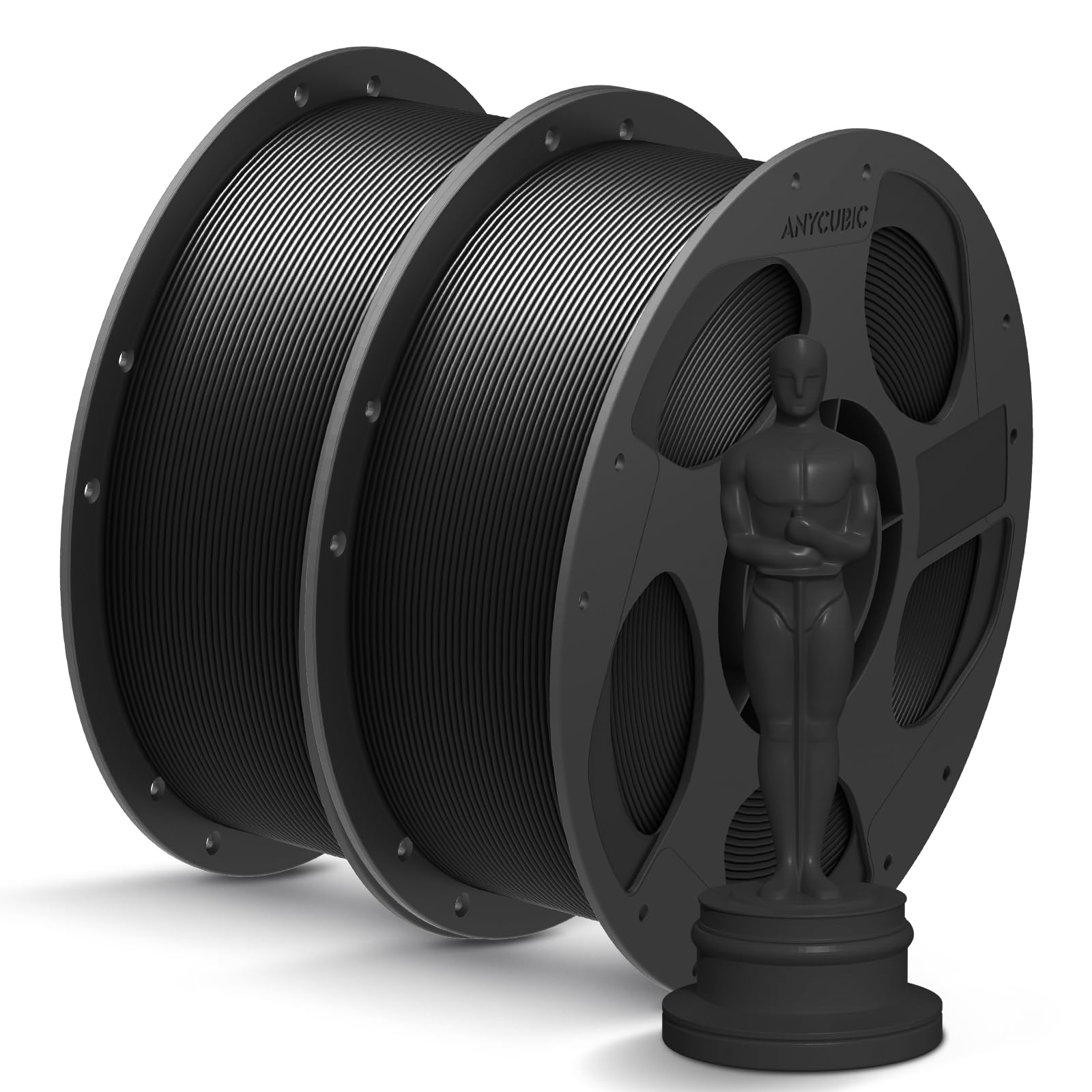 Anycubic PLA+ Filamento per Stampante 3D Nero 2KG