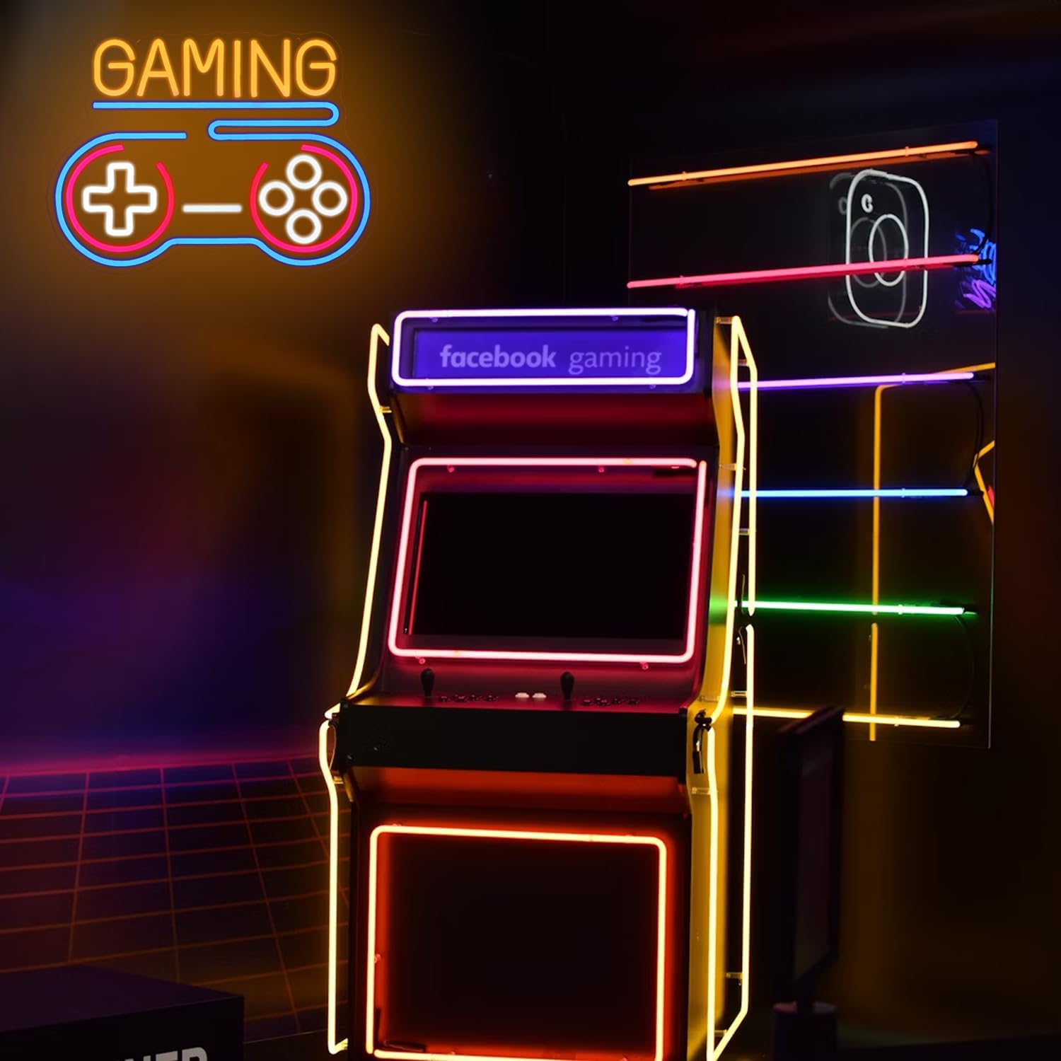LMSIGNLY Targa da gioco neon per decorazione da parete - immagine 7