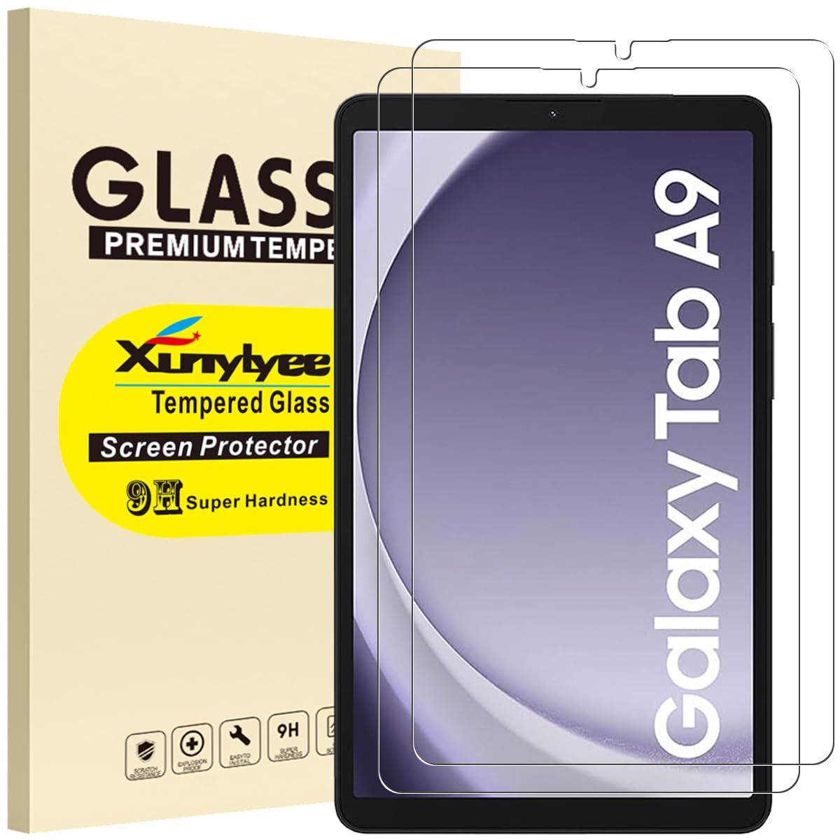 Xunylyee Pellicola Protettiva per Samsung Galaxy Tab A9 8.7"
