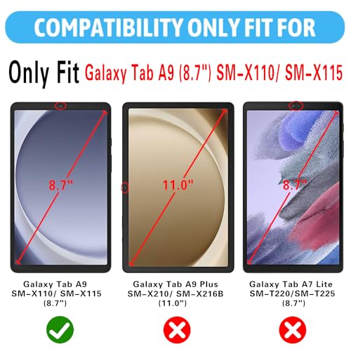 Xunylyee Pellicola Protettiva per Samsung Galaxy Tab A9 8.7" - immagine 2