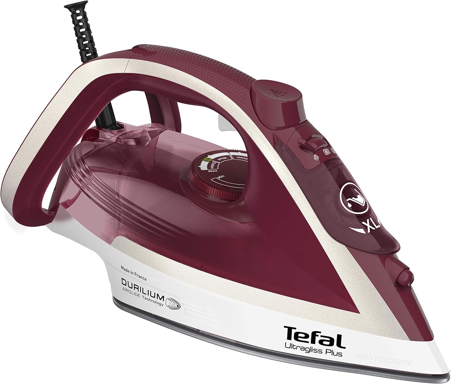 Tefal Ultragliss Plus Ferro da Stiro a Vapore, Rosso/Bianco