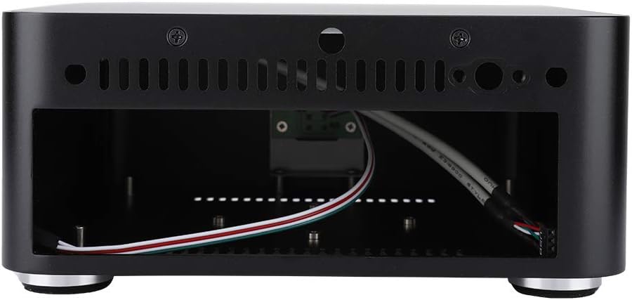 Custodia per Computer Mini ITX in Lega di Alluminio, Nero - immagine 5