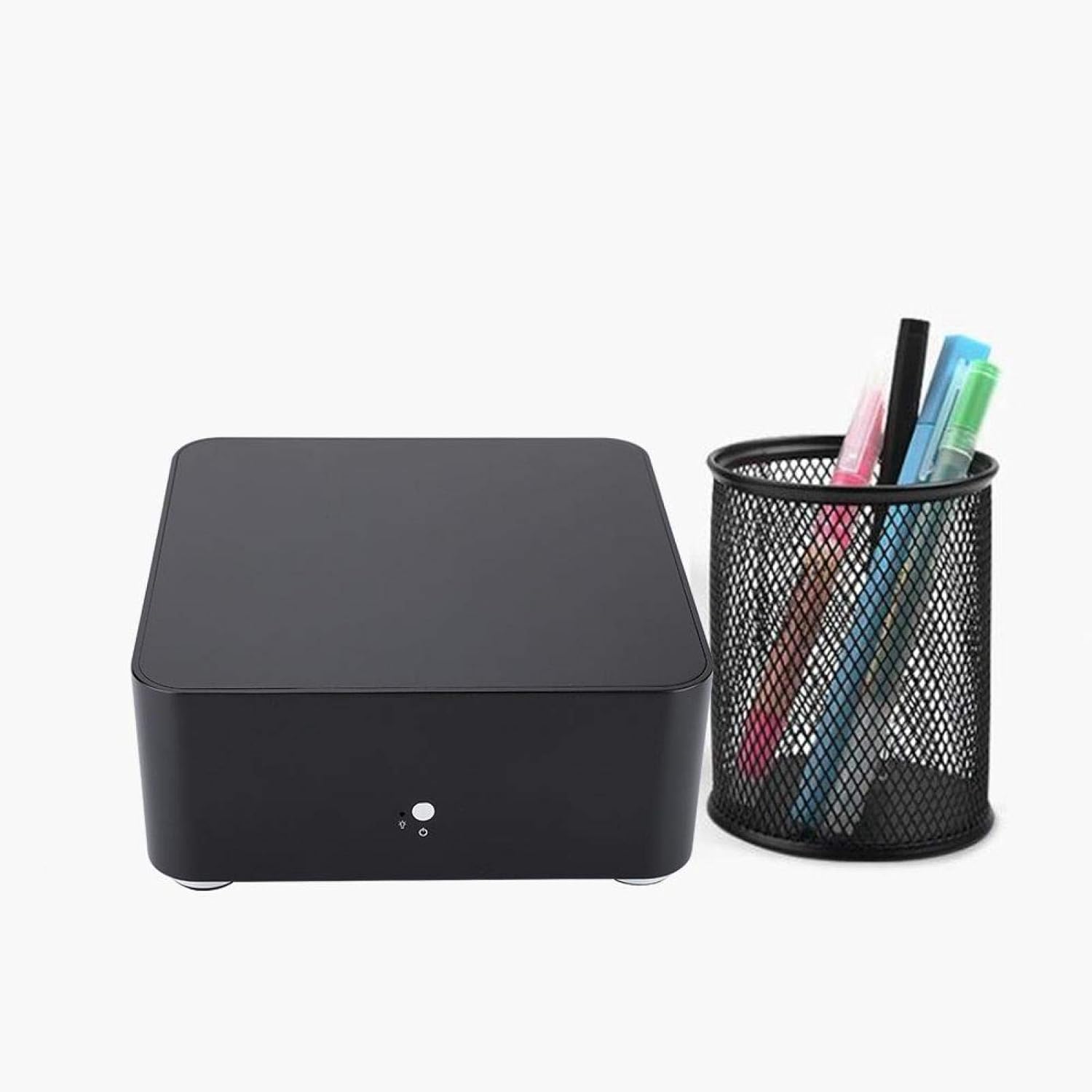 Custodia per Computer Mini ITX in Lega di Alluminio, Nero - immagine 8