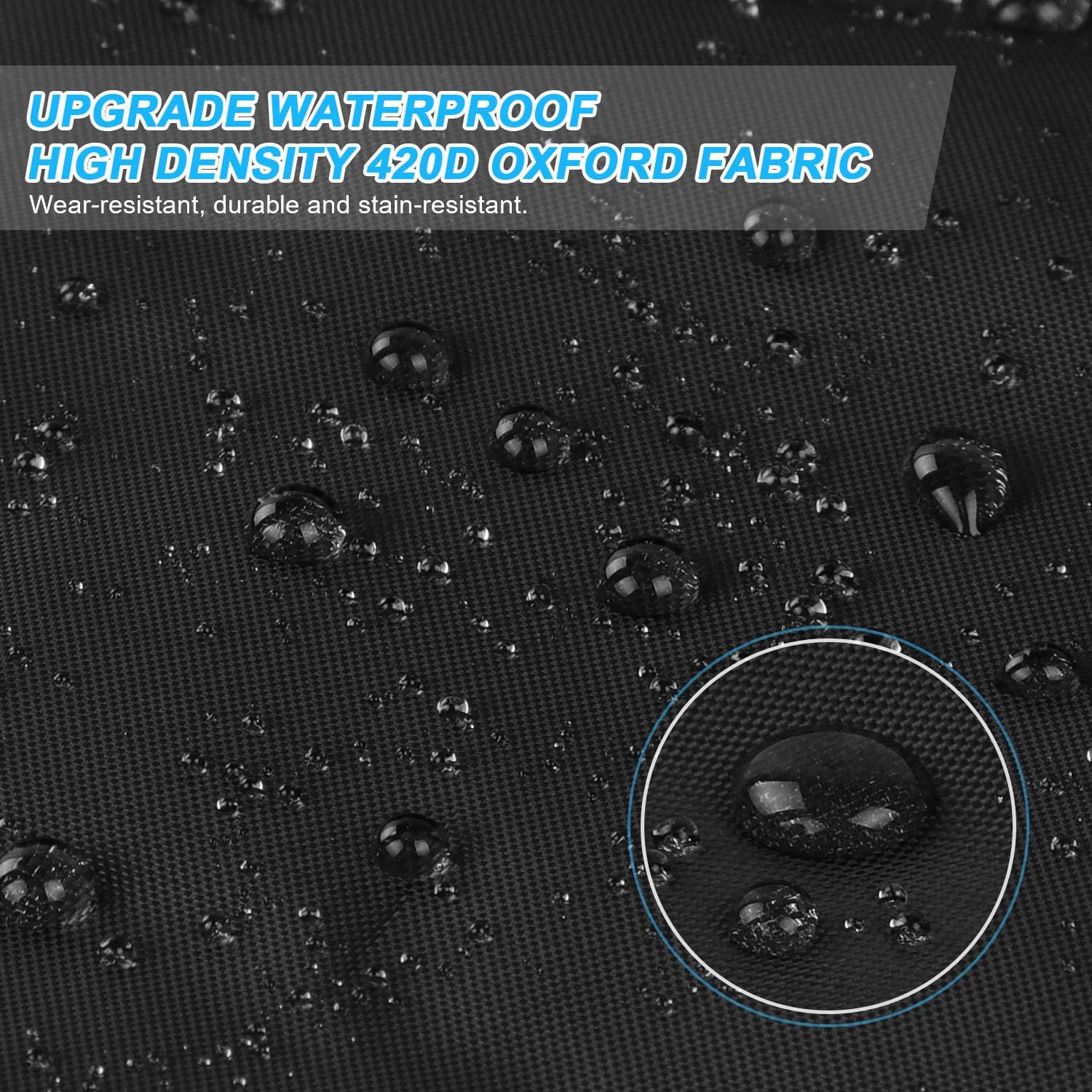 SIMPHAUS Telo Copertura Mobili Esterno Impermeabile 250x180x100cm - immagine 5