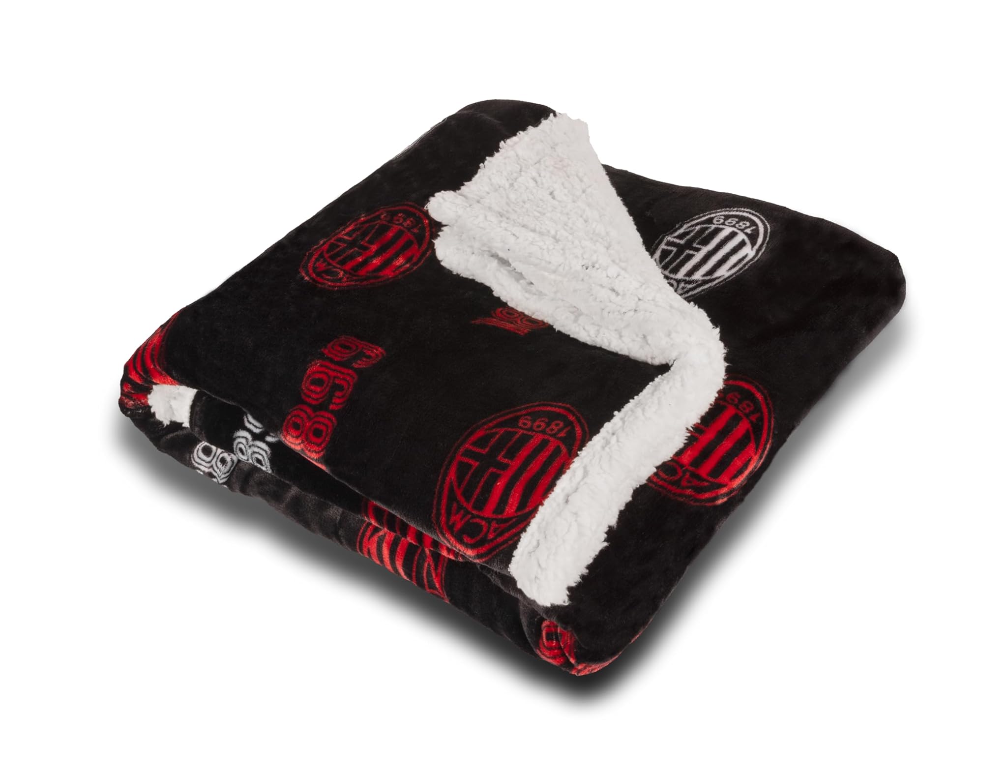 Hermet A.C.Milan - Coperta Plaid Pile Sherpa 130x160 cm