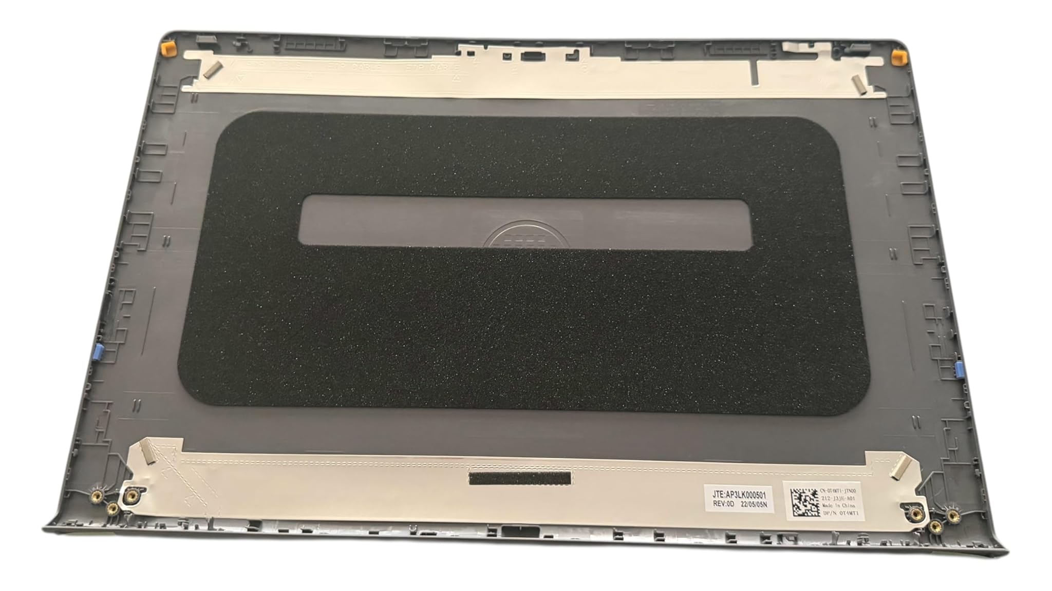 LCD Back Cover Compatible Inspiron 15 3510, 3511, 3515, 3520 3521 (Model 2022), 3525, 3530, Vostro 3510, 3511, 3515, 3520, 3525, Model T4MT1 AP3LK000501 FA3LK000500-1, Platinum Silver