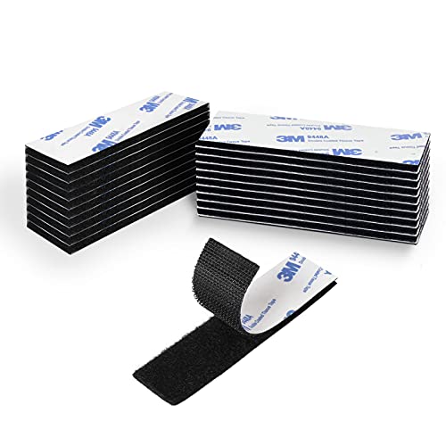 Elover Strisce a Strappo Adesive Nere 2.5cm x 10cm