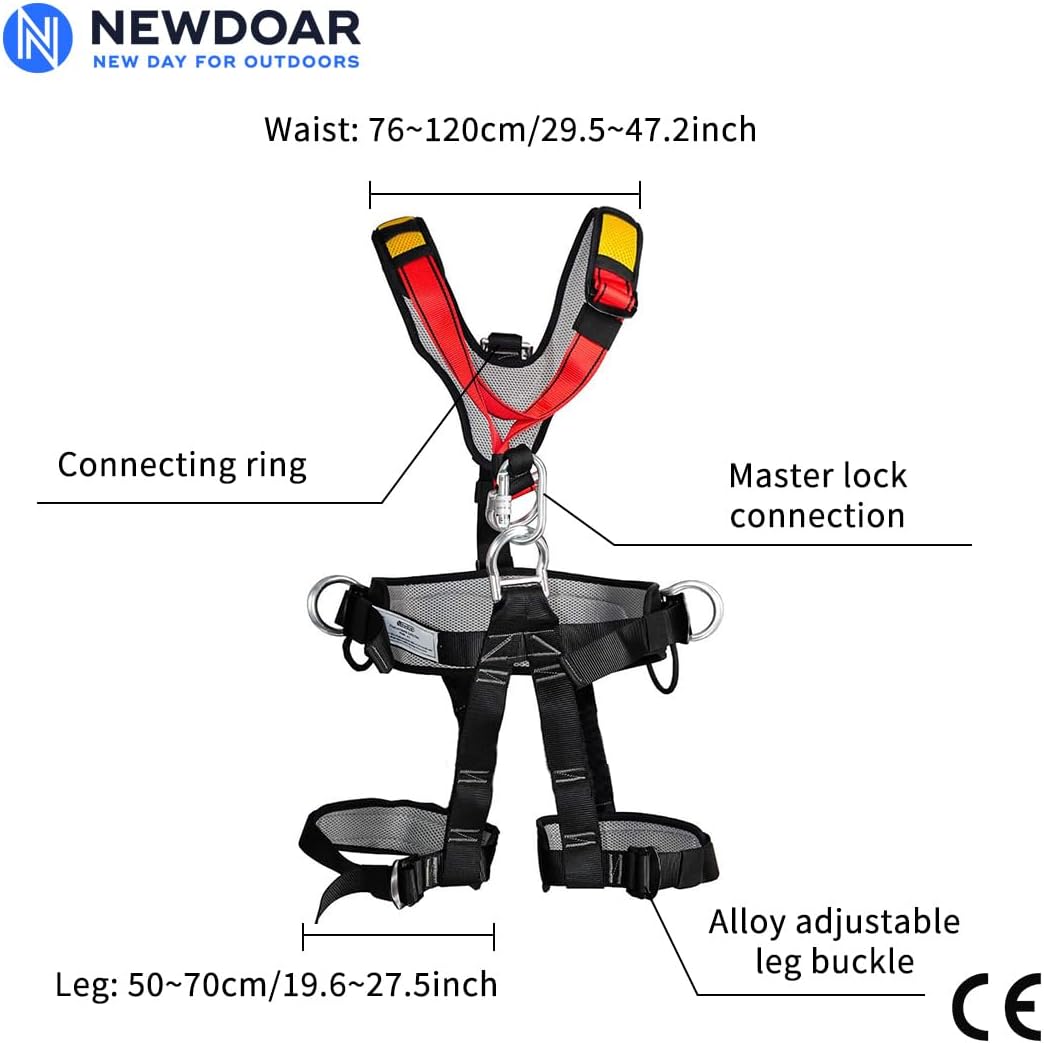 NewDoar Imbracatura Arrampicata Full Body - immagine 3