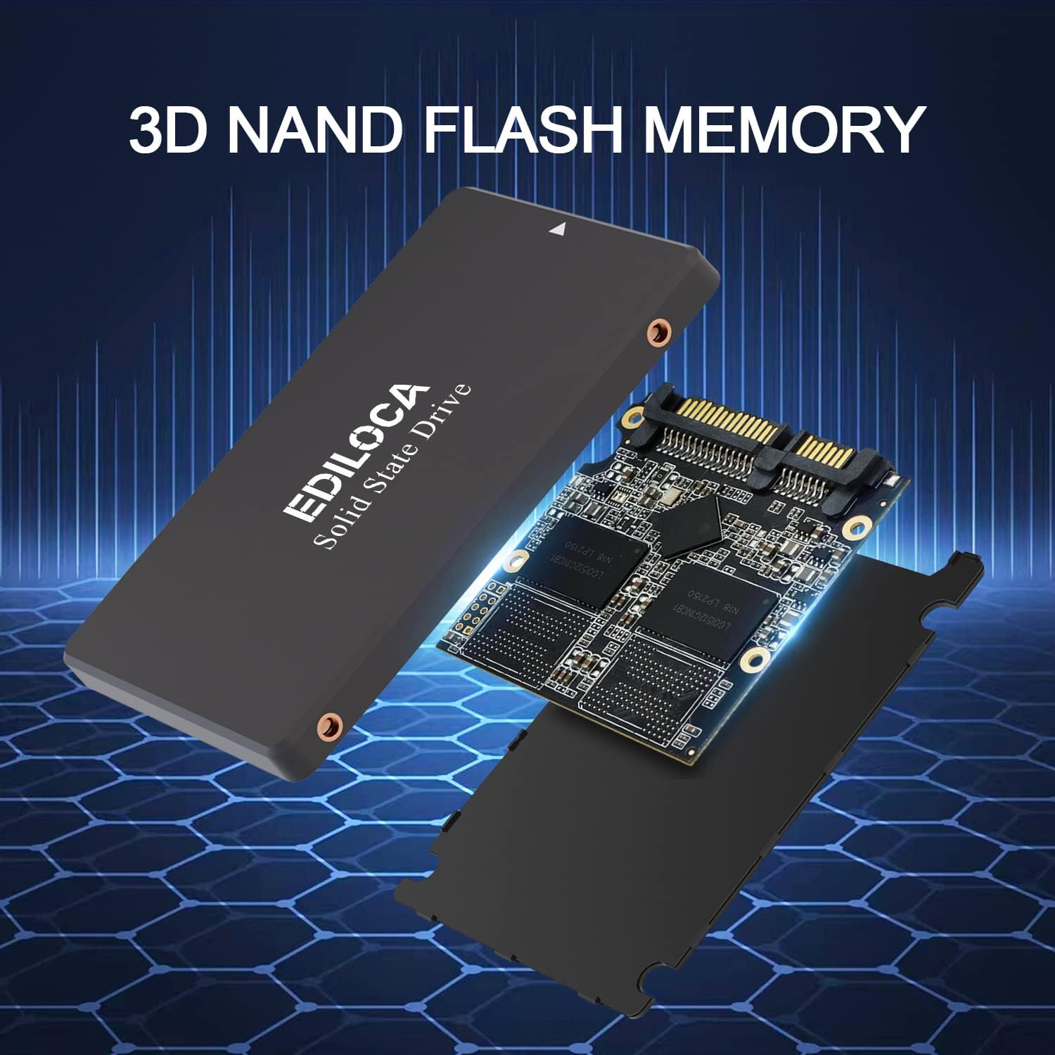 Ediloca ES106 2TB SSD SATA III 6Gb/s 2.5" 3D NAND - immagine 6