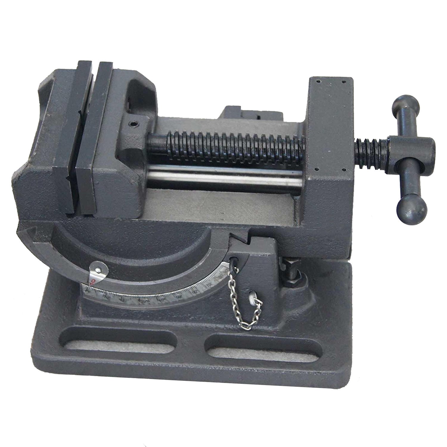 KATSU Morsa Inclinabile 4" 100mm per Trapano a Colonna