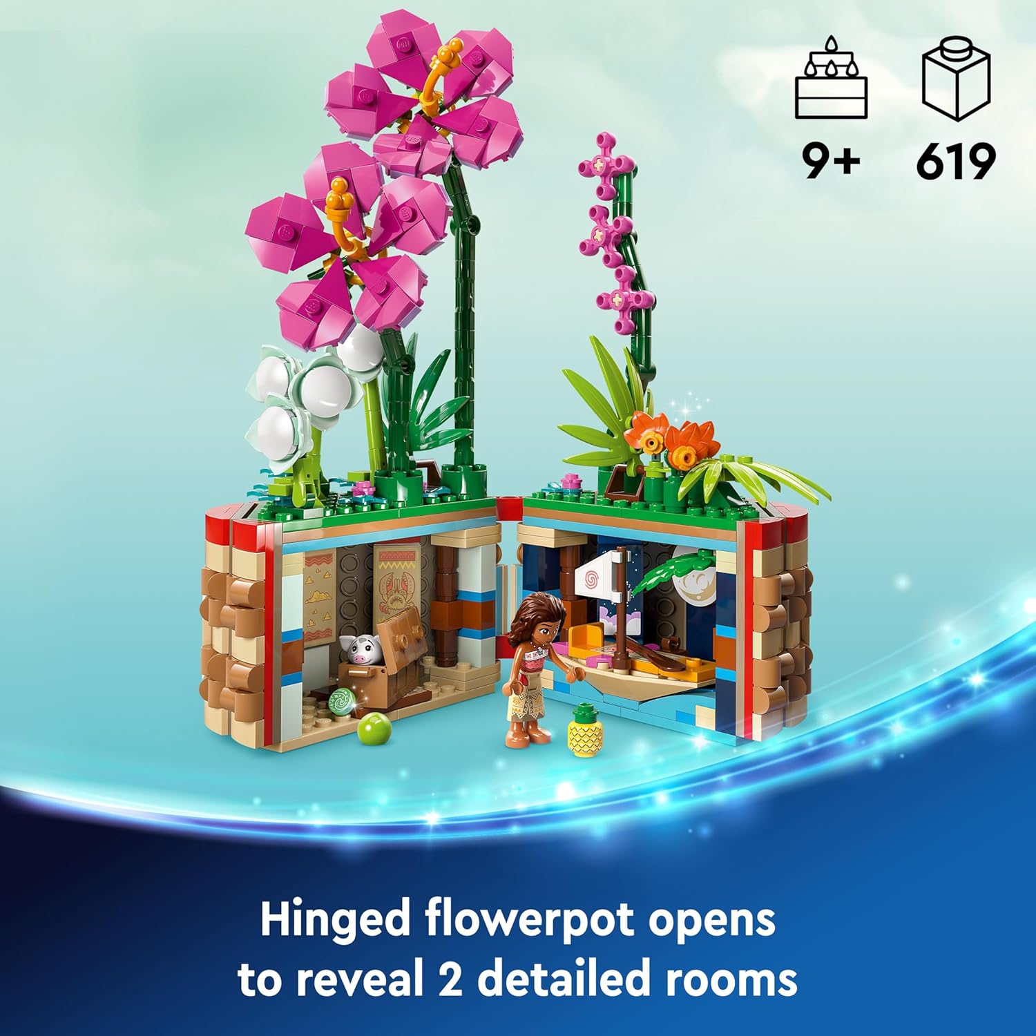 LEGO® Disney 43252 - Vaso da fiori Vaianas - immagine 4