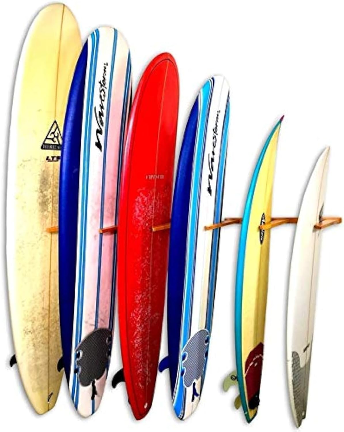Supporto Verticale da Parete per 6 Tavole da Surf
