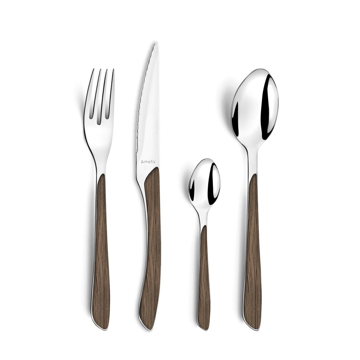 Amefa Eclat Nature - Set Posate 24 Pezzi Acciaio Inox