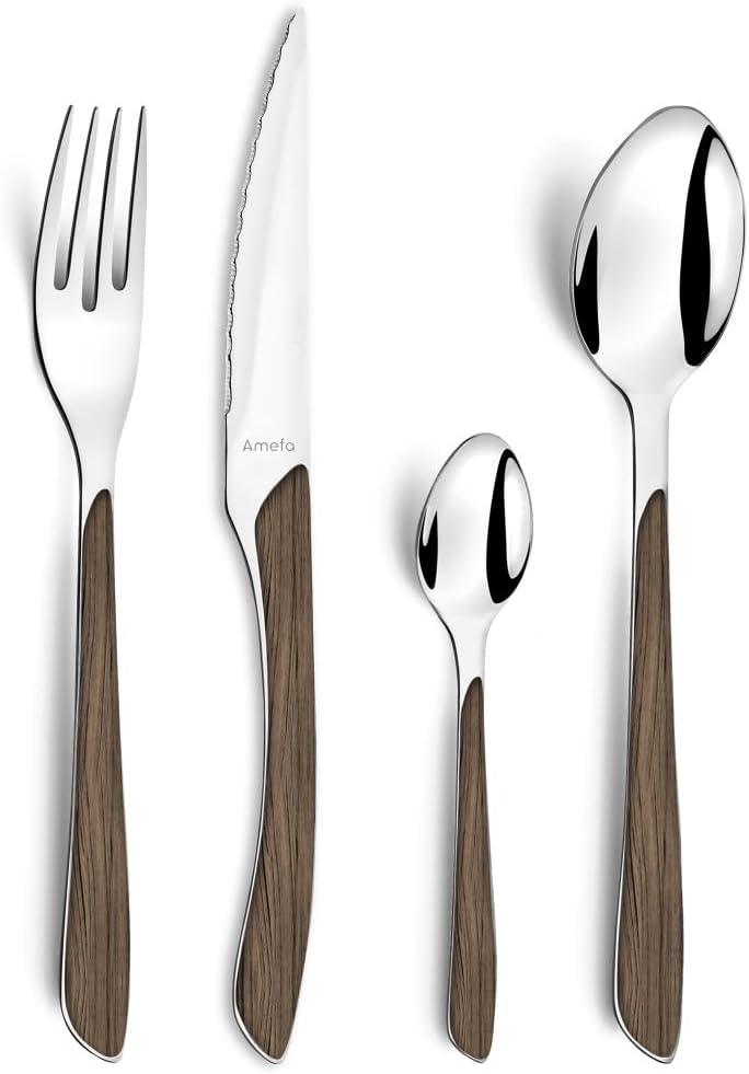 Amefa Eclat Nature - Set Posate 24 Pezzi Acciaio Inox - immagine 1