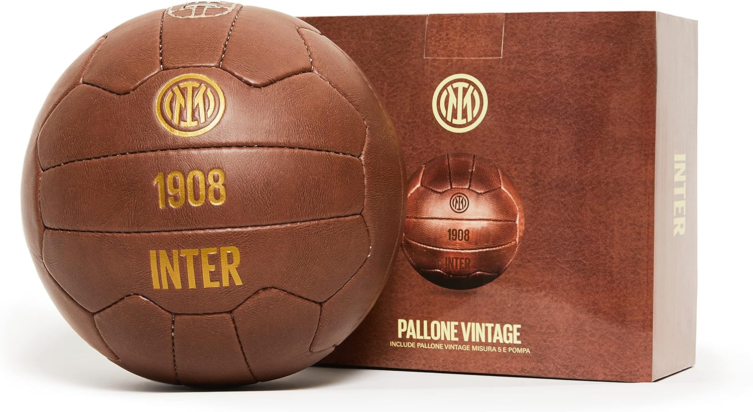 Inter - Pallone da Calcio Vintage 115 anni Taglia 5 - immagine 1