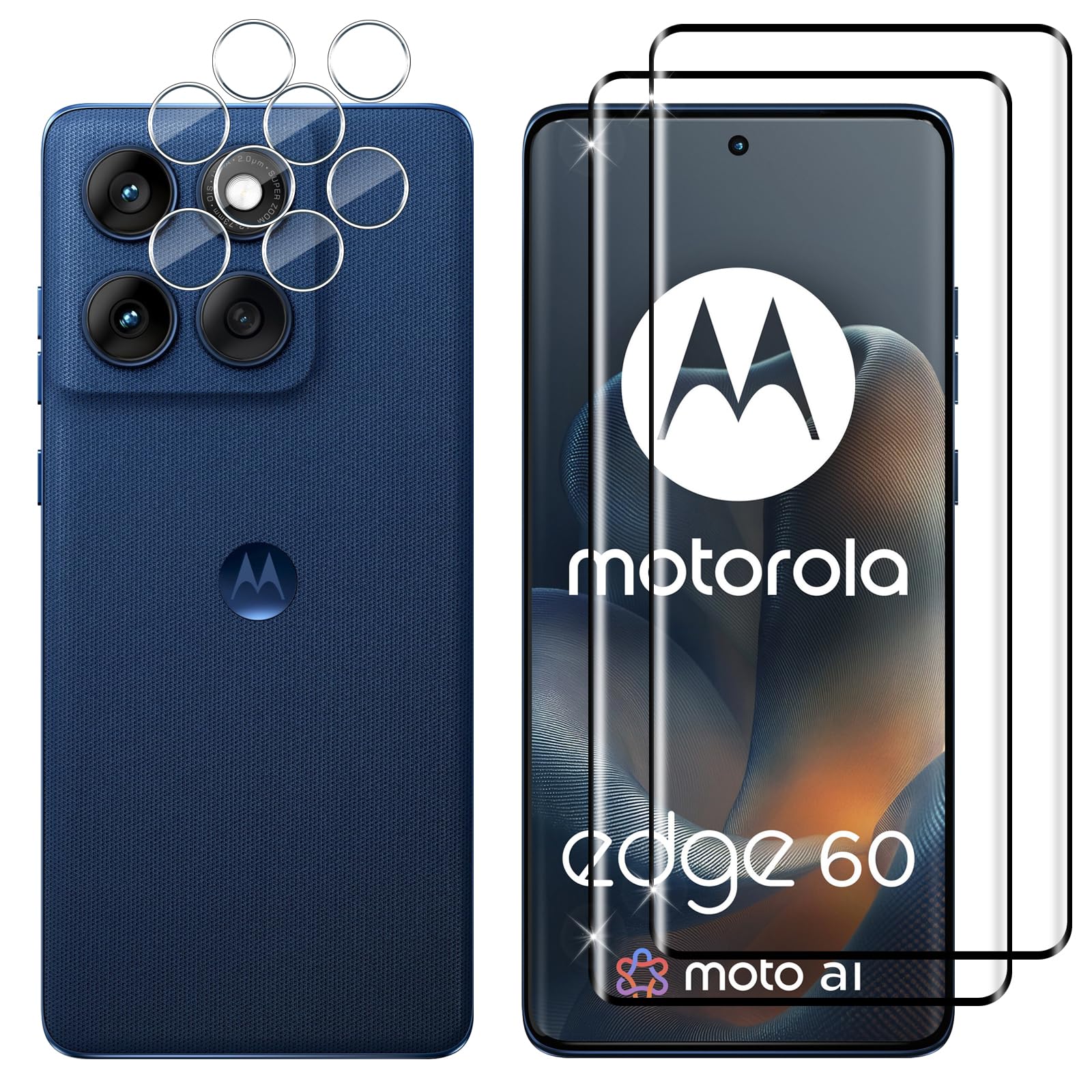 Lutree Vetro Temperato per Motorola Moto Edge 60