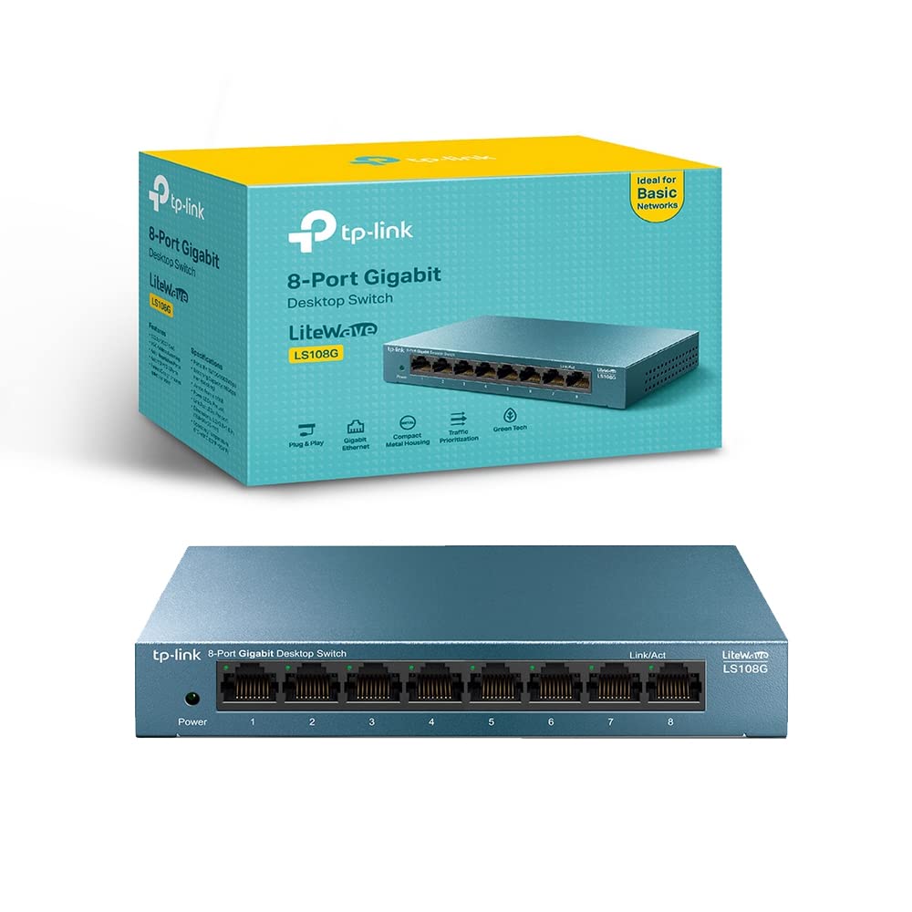 Tp-link LS108G Switch Ethernet 8 Porte Gigabit